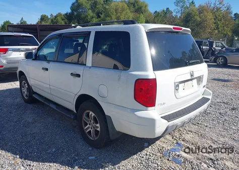 2004 Honda Pilot Ex-L из США, поврежденный, VIN 5FNYF18564B010594